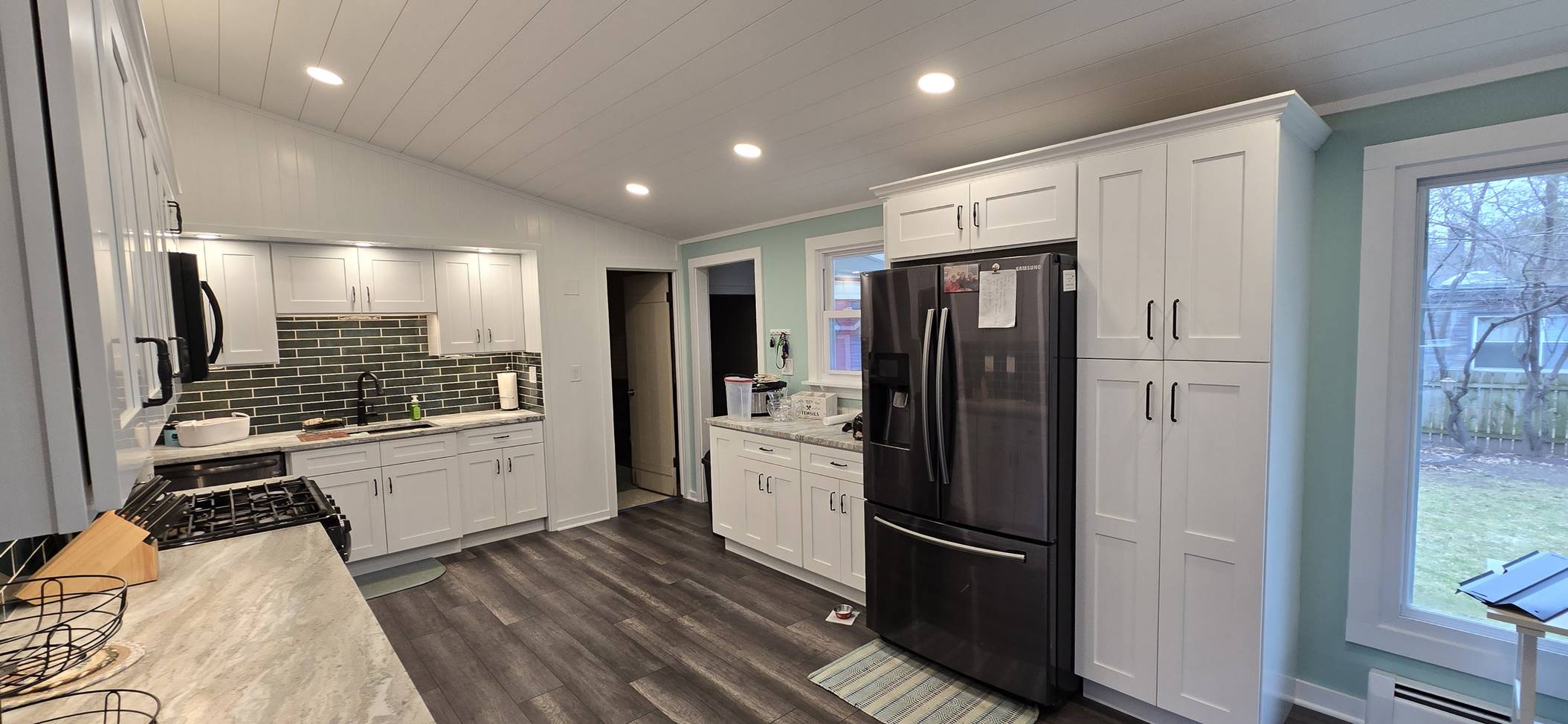 SHAY Construction kitchen and living space renovation